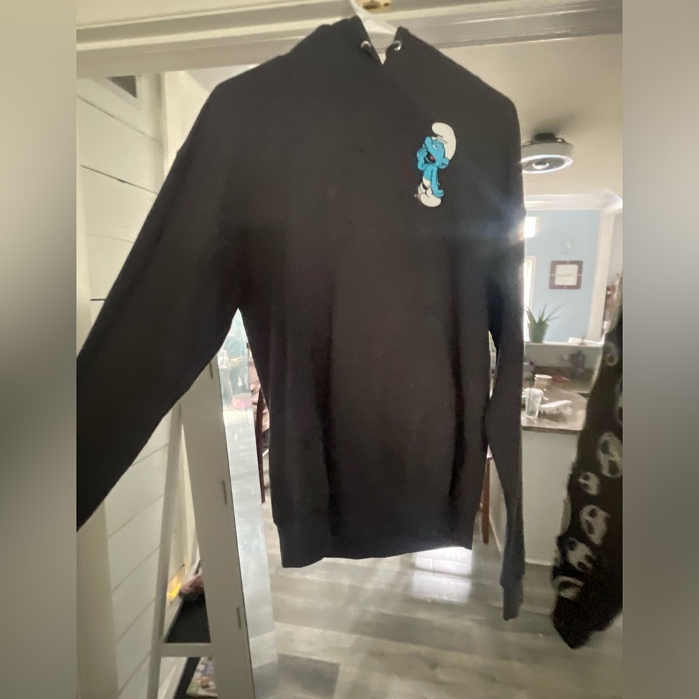 Smurf hoodie Adult M